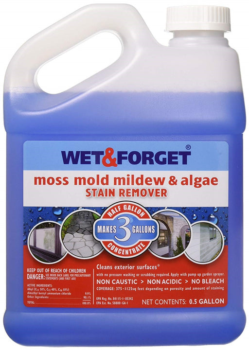 Wet & Forget 64oz Moss Mold Mildew and Algae Stain Remover