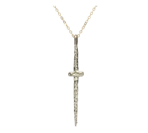 Earth Grace Courage Cross Necklace