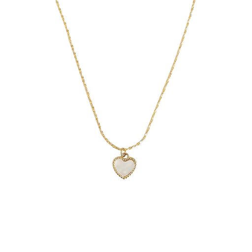 AA MOP Heart Necklace