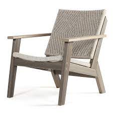 Seaside Casual Mad Diamond Rope Woven Chat Chair