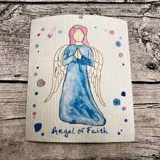 AH Angel Of Faith Swedish Dish Cloth
