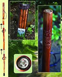 Take A Hike Walking Stick With Compass