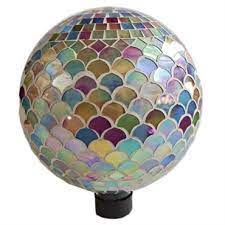 Glass Mosaic Gazing Ball / Globe