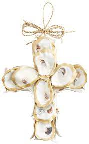 Mudpie Hanging Oyster Cross