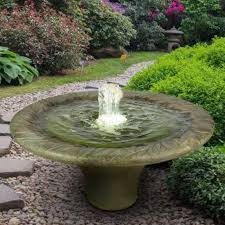 H Leaf Motif Fountain