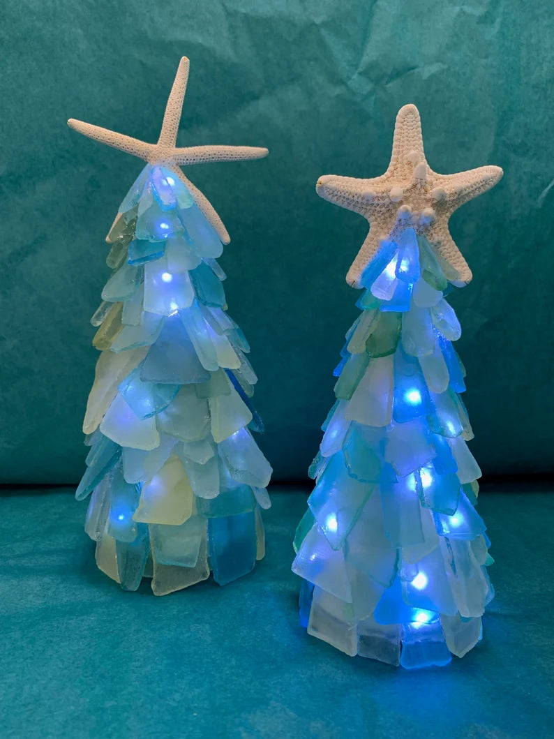 Sea Glass Christmas Tree