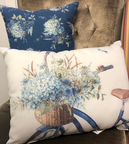 Manuel Bohemian Blue Rectangle Pillow