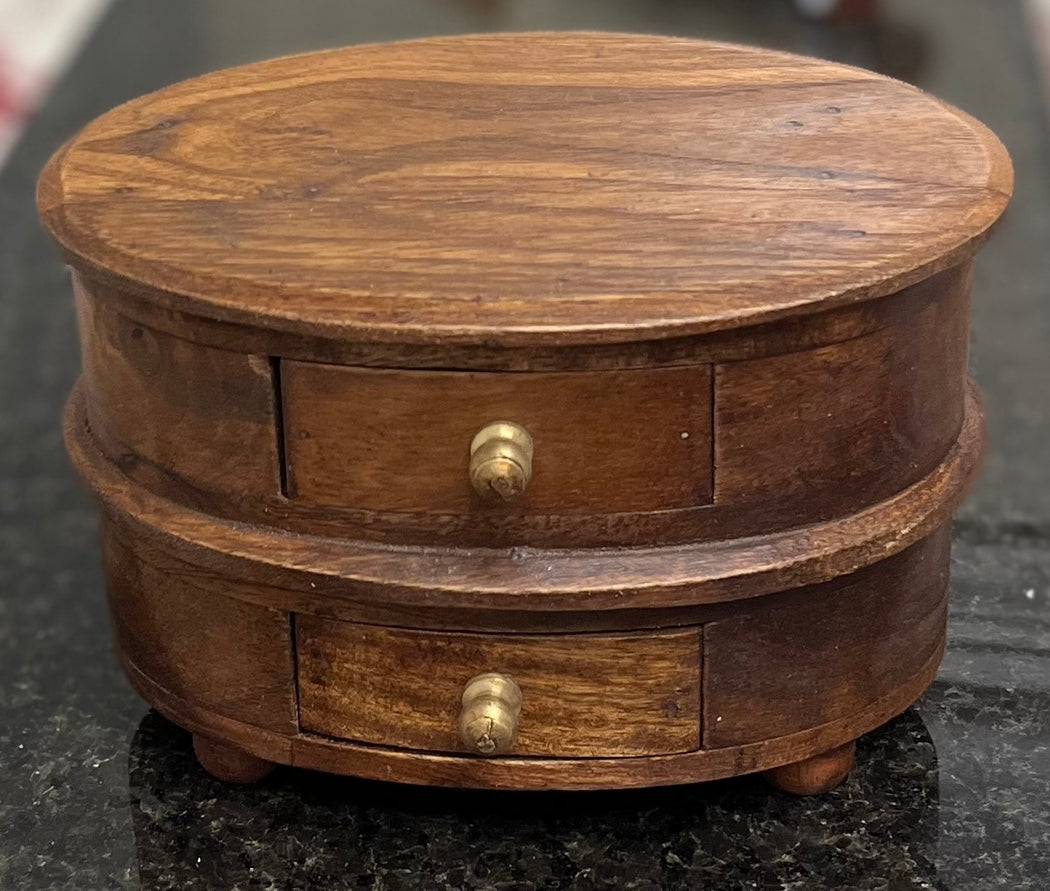 MB Oval Wooden Box