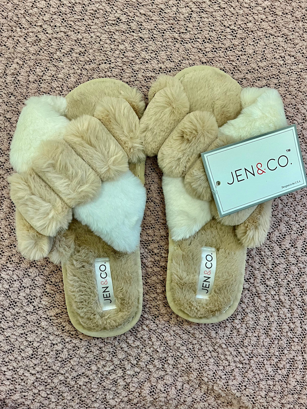 JC Two Tone Slippers