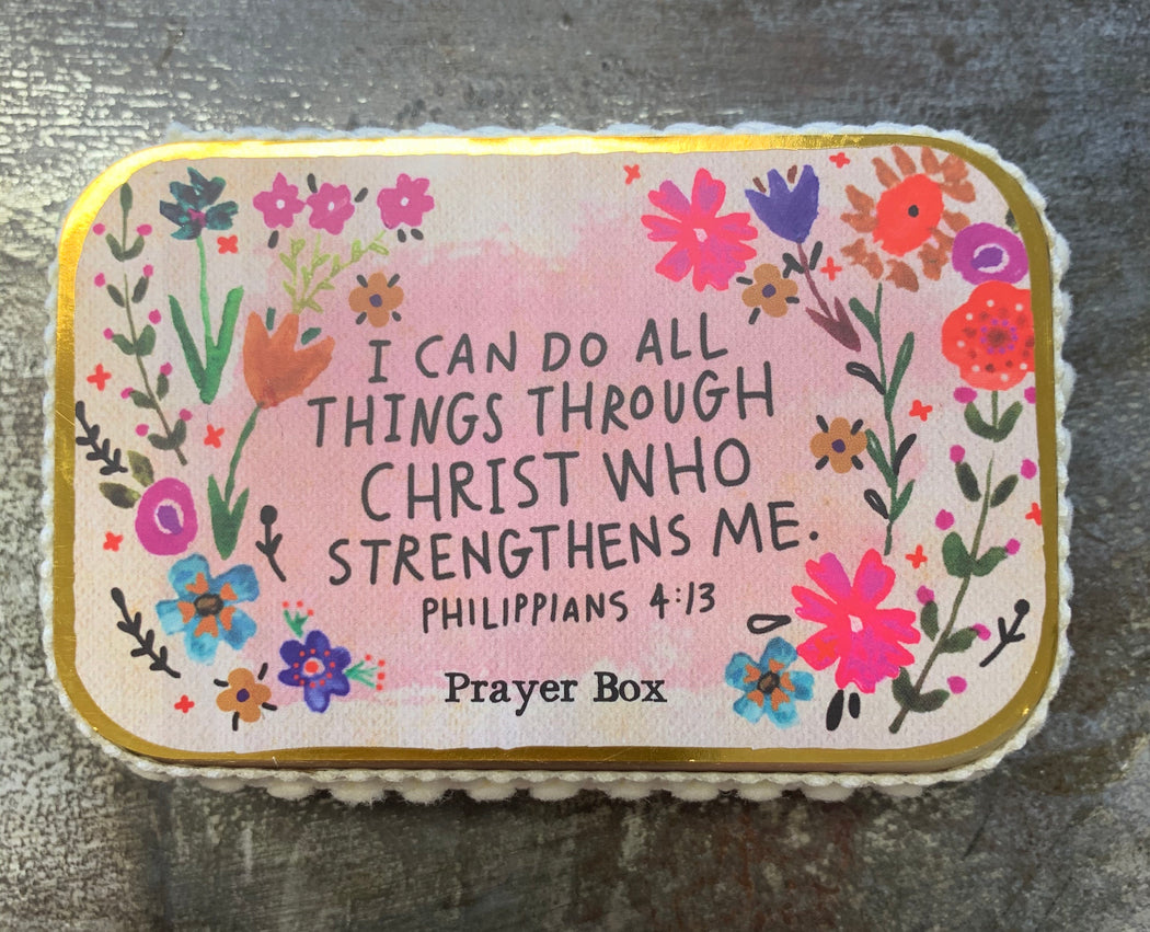 Natural Life Prayer/Bucket List Box