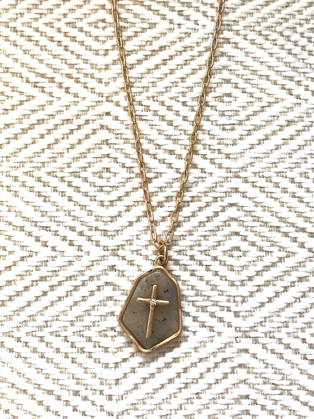 Jane Marie Stone Pendant With Charm