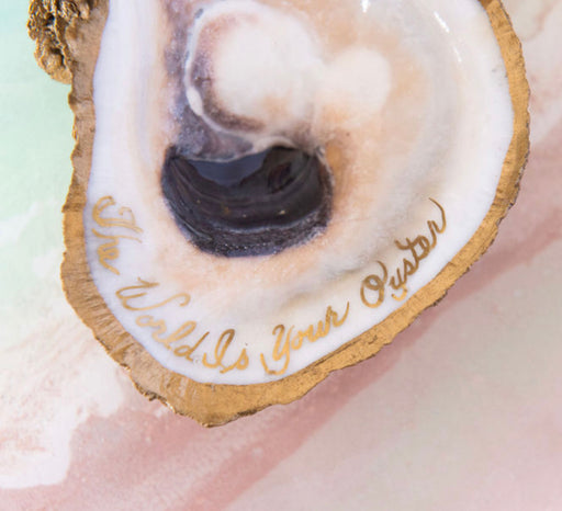 GG Oyster Shell With Inscription