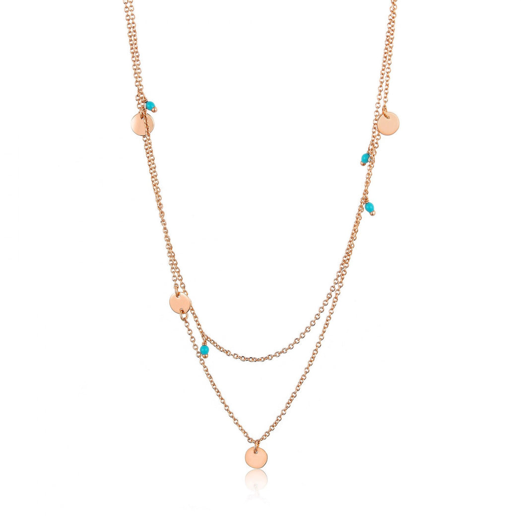 Dotted Double Necklace