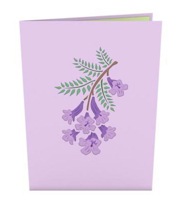 Lovepop Card Jacaranda Tree
