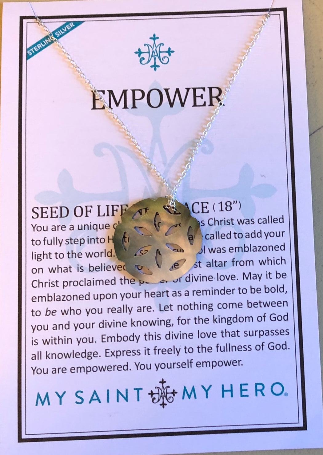 MSMH Empower Seed Of Life Necklace