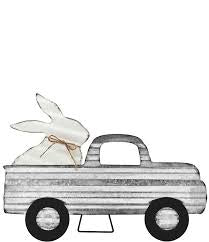 Mudpie Tin Truck With Bunny