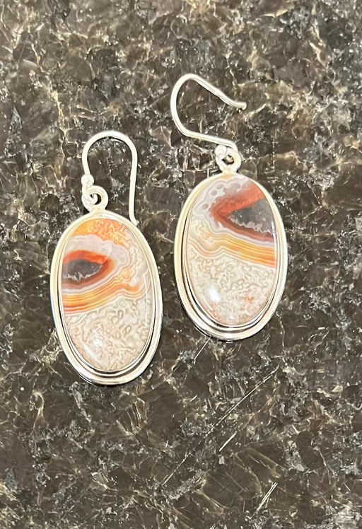 P&B Sterling And Gemstone Earrings