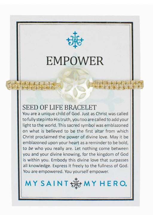 MSMH Empower Seed of Life Bracelet With MOP