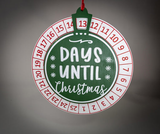 TC Days until Christmas Wall plaque