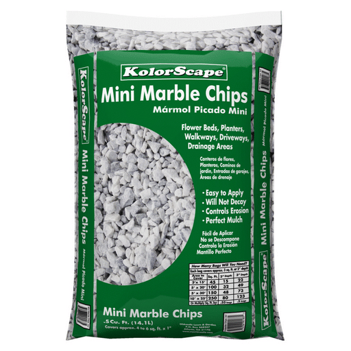 Kolor Scape 0.5-cu Ft Gray Mini Marble Chips