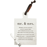 Mudpie Mr & Mrs Marble Board Set
